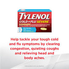 Tylenol Cold Flu Severe Caplets For Multi Symptom Relief