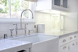 farmhouse sink transitional kitchen