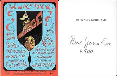 Grateful Dead NRPS Elvin Bishop Boz Scaggs New Years Eve Concert Ticket  1970/71 | eBay