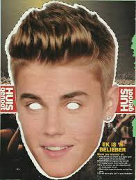 Justin Bieber mask