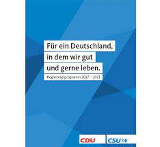 Im wahlprogramm der afd wird deutschland als nationalstaat betont. Wahlprogramm Von Cdu Und Csu Bundestagswahl 2021
