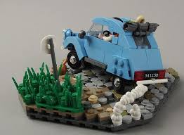 Lego Citroen 2cv Sacre Bleu Lego Moc By Misterzumbi Via The Lego Car Blog New Ideas Lego Fahrzeuge Lego Diy Lego Geschenke