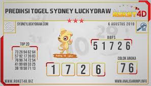 Prediksi Togel Sydney Lucky Draw Selasa 6 Agustus 2019 Drawings Lucky Sydney