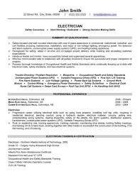 Electrician Resume Template Premium Resume Samples Example Sample Resume Format Job Resume Format Resume Examples