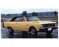 Image result for Yellow 1968 Dart