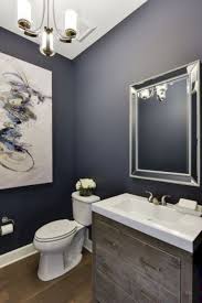 Then, you can pick one main color that reflects that mood. 30 Elegant Farmhouse Bathroom Wall Color Ideas Coodecor Blue Powder Rooms Navy Blue Walls Navy Blue Paint Colors
