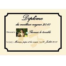 Imprimez gratuitement le diplôme du papa le plus giga super de tout l'univers. Diplome D Honneur Photo
