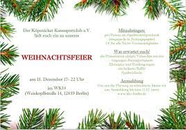 We did not find results for: Einladung Weihnachtsfeier 2017 Kopenicker Kanusportclub E V
