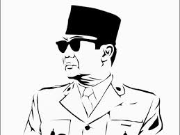 Free download high quality cartoons. Edit Line Art Ir Soekarno Presiden Ri Pertama Beyourself Art Youtube