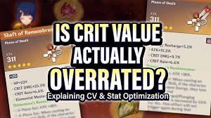 CRIT VALUE & Why It's (Kind of) OVERRATED! CV, Crit Ratio & Optimizing  Build Tips | Genshin Impact - YouTube