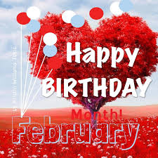 Share the best gifs now >>> Happy Birthday Month February February Tokic Kristin Williams Amazon De Bucher