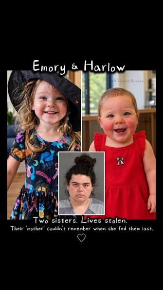 Emory Deacon was 2 years old. Harlow Deacon was 15 months old. Both children were found dead from starvation and dehydration. Their OWN MOTHER is charged in their deaths. Deputies had responded to