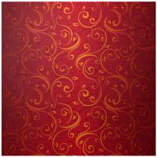 Absract retro gold flourish classical template. Download Seamless Gold Floral Pattern On Red Illustration Full Size Png Image Pngkit