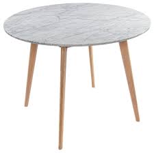 Maybe you would like to learn more about one of these? In Stock Avella 39 Round Italian Carrara White Marble Dining Table With Oak Legs Midcentury Dining Tables By Homesquare Houzz