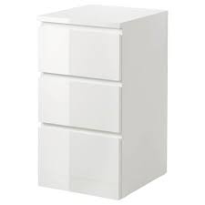 Nordli Commode 3 Tiroirs Anthracite 40x76 Cm Commode 3 Tiroirs Malm Tiroir
