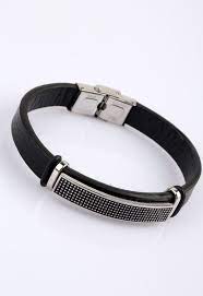 siyah deri celik erkek bileklik blk1265 men bracelet bi lekli k siyah deri erkek aksesuarlari