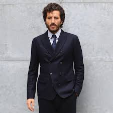 Polka dot men's double breasted suits jacket slim fit blazer sport coat available in 4 colors $125. This Is How A Double Breasted Suit Should Fit Gq