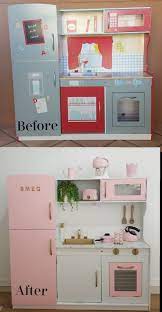 Pin On Kmart Play Kitchen Hack Toy Kitchen Makeover For Jada Ava