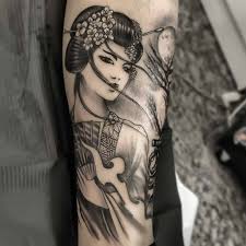 The article will reveal the features of such paintings, express our opinion on which tattoos are more japanese tattoos changed their meaning and plot, because in every era new rulers dictated their terms. Simple Japanese Girl Tattoo Design Novocom Top