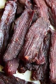 Beef Jerky Made In The Oven Delicious Chewy And Addictive Taste Of Artisan Beef Jerky Recipe Oven Oven Jerky Beef Jerky