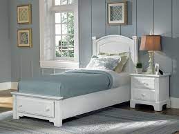 All American Hamilton Franklin Youth Panel Storage Bedroom Set In Snow White Queen Bedroom Sets Bedroom Sets Bedroom Sets Queen Furniture