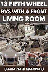 King size bed and large wardrobe. 13 Fifth Wheel Rvs With A Front Living Room Illustrated Examples