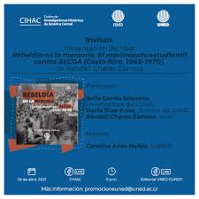El diseño y diagramación de este libro se comparte con una licencia creative commons para compartir, copiar, distribuir, ejecutar y comunicar públicamente la obra. Presentacion Del Libro Rebeldia En La Memoria El Movimiento Estudiantil Contra Alcoa Costa Rica 1968 1970