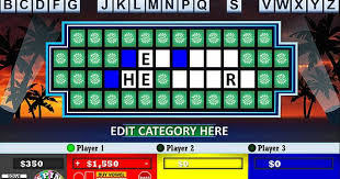 Free Macro Enabled Wheel Of Fortune Powerpoint Template Download This And More Games At Rusnakcrea Powerpoint Games Powerpoint Game Templates Wheel Of Fortune