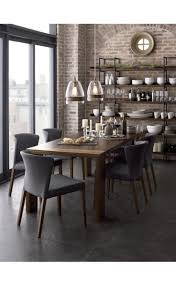 Curran Grey Dining Chair Reviews Crate And Barrel In 2021 Large Dining Room Large Dining Room Table Dining Room Industrial