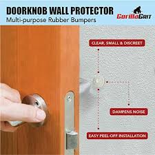 Maybe you would like to learn more about one of these? Door Knob Bumper Pads 12pcs Small Clear Wall Protector Door Stopper Self Adhesive Rubber Feet For Door Handle Cabinet Headboard Refrigerator Speaker Sound Dampening Hardware Tools Home Improvement Urbytus Com