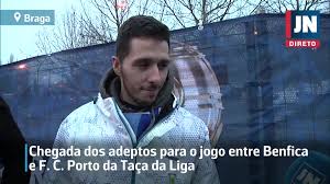 Jornal De Noticias Chegada Dos Adeptos Para O Jogo Da Meia Final Da Taca Da Liga Entre Benfica E F C Porto Facebook