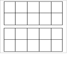 Ten Frame Template Or Double 10 Frame Printable Cover Letter Templates Ten Frame Relief Teaching Ideas Frame Template