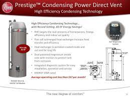 Stufenlose temperaturregelung, verschiedene leistungsstufen, fernbedienbar u.v.m. Rheem Residential Water Heating Professional Product Line Ppt Download