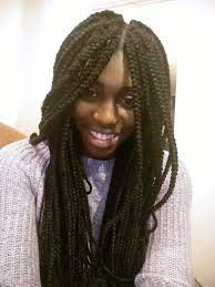Waist Length Medium Sized Box Braids Medium Sized Box Braids Long Box Braids Waist Length Hair