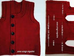 Yandan Dugmeli Ata Yelek Modeli 1 Baby Knitting Patterns Orgu Erkek Bebek