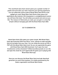 Brawl stars gems other hack tool are designed to letting you while actively playing brawl stars without difficulty. Brawl Star Hack 2020 Flip Book Pages 1 6 Pubhtml5