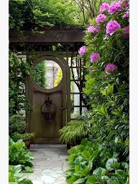 My Secret Garden Poster By Marjorie Wallace Garden Gate Design Wooden Garden Gate Garden Entrance