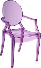 Zuo Modern Baby Anime Chair In Transparent Purple 105184 Set Of 2 219 00 Purple Furniture Purple Chair Ghost Chair