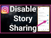 How To Turn Off Post Sharing On Instagram Stories - YouTube