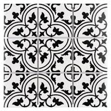 Black And White Mosaic Floor Tile Pin On Pattern Play Tile