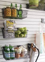Kitchen Storage Diy Kitchen Storage Wall Mounted Wire Baskets Organization Hacks