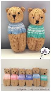 Maybe you would like to learn more about one of these? Knit Little Toy Teddy Bear Free Knitting Patterns Knitting Pattern