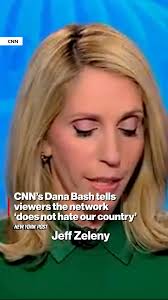 CNN anchor Dana Bash interrupted live coverage of President Trump's Oval  Office appearance Monday to push back against his claims that journalists  at the Warner Bros. Discovery-owned network “hate our country.”  https://trib.al/e4S3WGQ