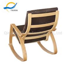 Antique style rattan rocking chairs have an elegant look, featuring hooped arm design. China Outdoor Indoor Furniture Wooden Rocking Chair With Pu Cushion China Wooden Chair Rocking Chair