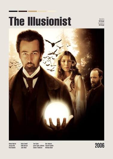 The Illusionist Movie Poster' Poster, picture, metal print, paint by Five  Senses Art | Displate