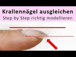 Ich hatte letztens eine verletzung an der nagelhaut und es blutete als die dame die stelle schön mit dem fräser bearbeitet hat. Gelnagel Krallennagel Perfekt Modellieren Youtube