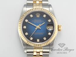 Finden sie das beste angebot und den preis für armbanduhr: Rolex Datejust Medium 31 Mm Stahl Gold 750 Diamanten Automatik Lady Damenuhr