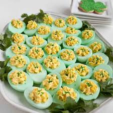 Foodjimoto St Patrick S Day Deviled Eggs St Patricks Food St Patricks Day Food Irish Recipes