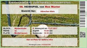 Bei dieser kostenlosen fussballeinladung musst du nur noch den mustertext mit deinen daten ergaenzen. Fussball Party Zum Kindergeburtstag Fussballticket Als Einladung Alle Meine Vorlagen De