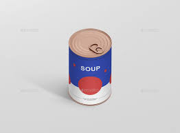 Food Tin Can Mockup In 2020 Foil Stamping Tin Can Label Design